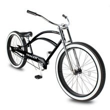 Load image into Gallery viewer, Tracer 29&quot; Master 1-Speed Chopper Stretch Beach Cruiser Fat Tire Bike - MB-MASTER-BK
