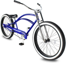 Load image into Gallery viewer, Tracer 29&quot; Master 1-Speed Chopper Stretch Beach Cruiser Fat Tire Bike - MB-MASTER-BK
