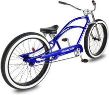 Load image into Gallery viewer, Tracer 29&quot; Master 1-Speed Chopper Stretch Beach Cruiser Fat Tire Bike - MB-MASTER-BK

