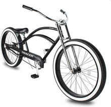 Load image into Gallery viewer, Tracer 29&quot; Master 1-Speed Chopper Stretch Beach Cruiser Fat Tire Bike - MB-MASTER-BK
