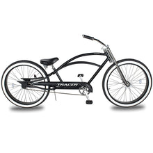 Load image into Gallery viewer, Tracer 29&quot; Master 1-Speed Chopper Stretch Beach Cruiser Fat Tire Bike - MB-MASTER-BK
