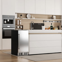 Load image into Gallery viewer, EUHOMY Beverage Refrigerator 15 Inch Under Counter 127 Can Wine Cooler - RU-03
