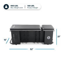 Load image into Gallery viewer, Echelon Strength Storage Bench - ECH-BENCHSTOR-01
