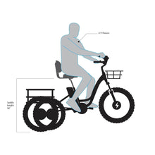 Load image into Gallery viewer, Emojo Caddy Pro 500W 48V Fat Tire Electric Tricycle - EBK12-02

