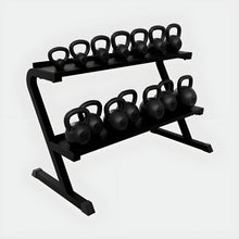 Load image into Gallery viewer, Troy  2 Tier Horizontal Kettlebell Rack - KBR-14

