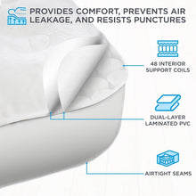 Load image into Gallery viewer, Ivation EZ-Bed Air Mattress, Queen Air Mattress with Built In Pump &amp; Deflate Defender - IVIAEZBQA360BG
